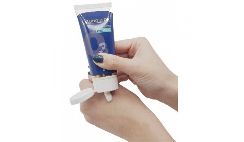 Ozone cream to disinfect hands